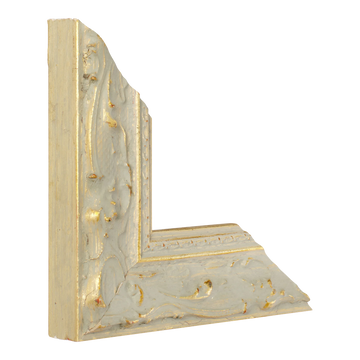Chateau in gold picture frame