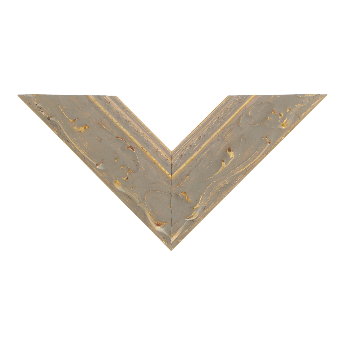 Top view of Chateau picture frame in gold