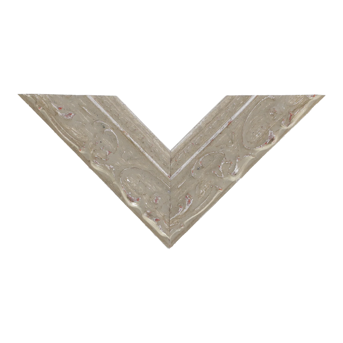 Top view of Chateau picture frame in silver