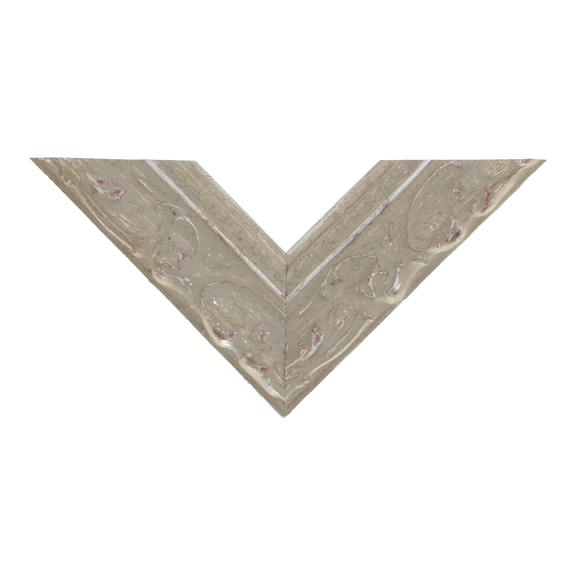 Top view of Chateau picture frame in silver