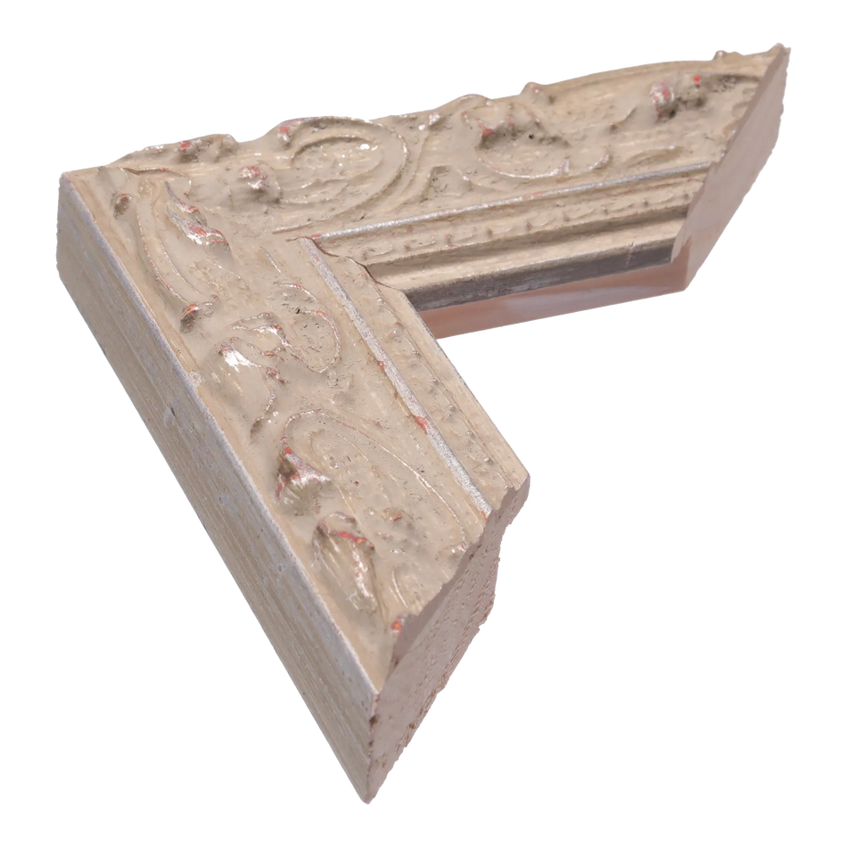 Chateau in silver picture frame