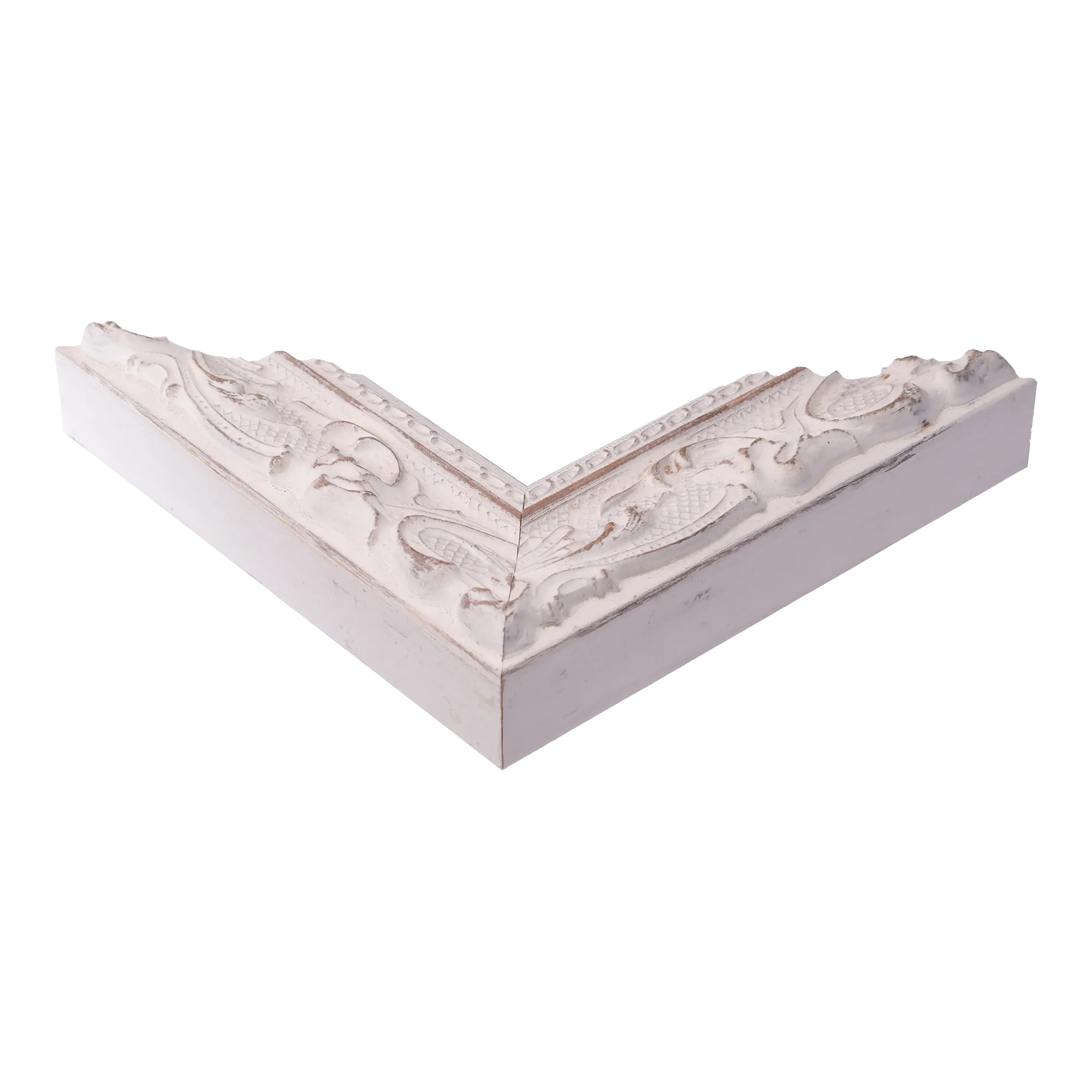 Corner view of Chateau in white picture frame