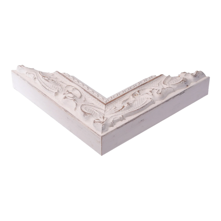 Corner view of Chateau in white picture frame