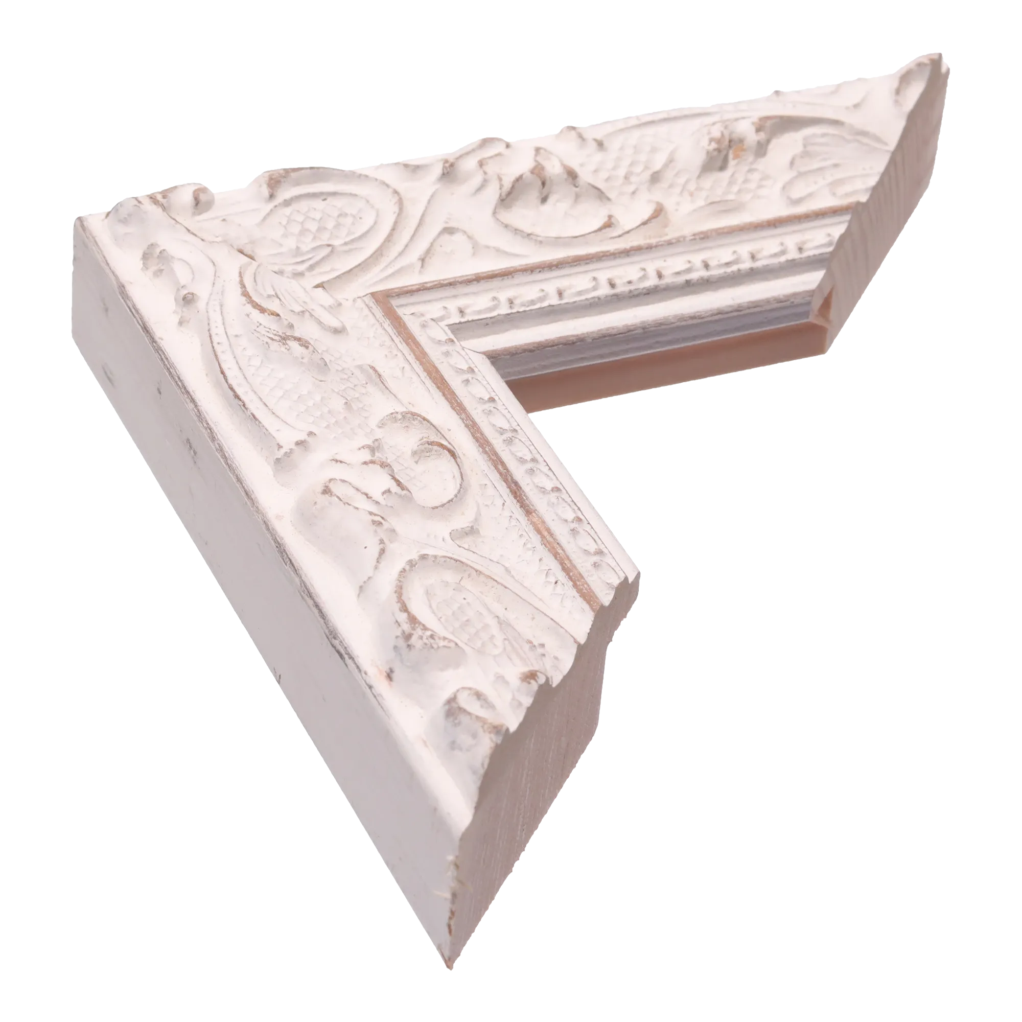 Chateau in white picture frame