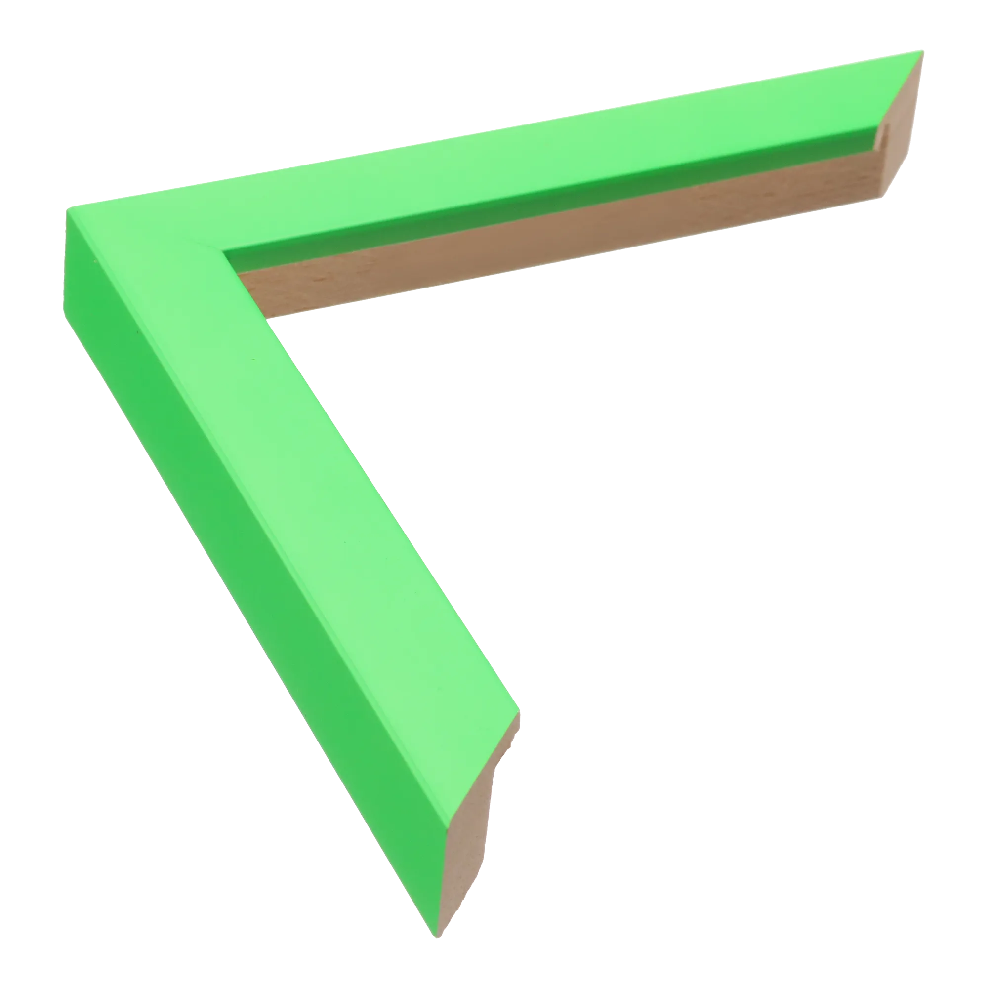 Chroma in green picture frame