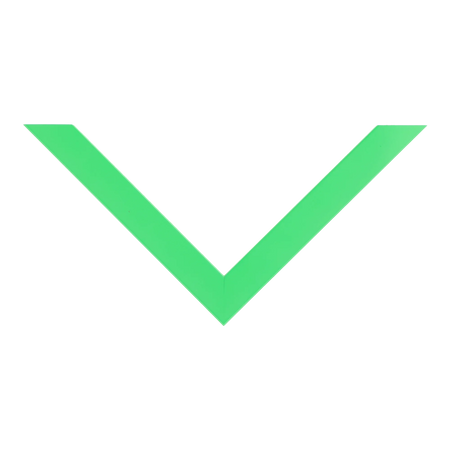 Top view of Chroma picture frame in green