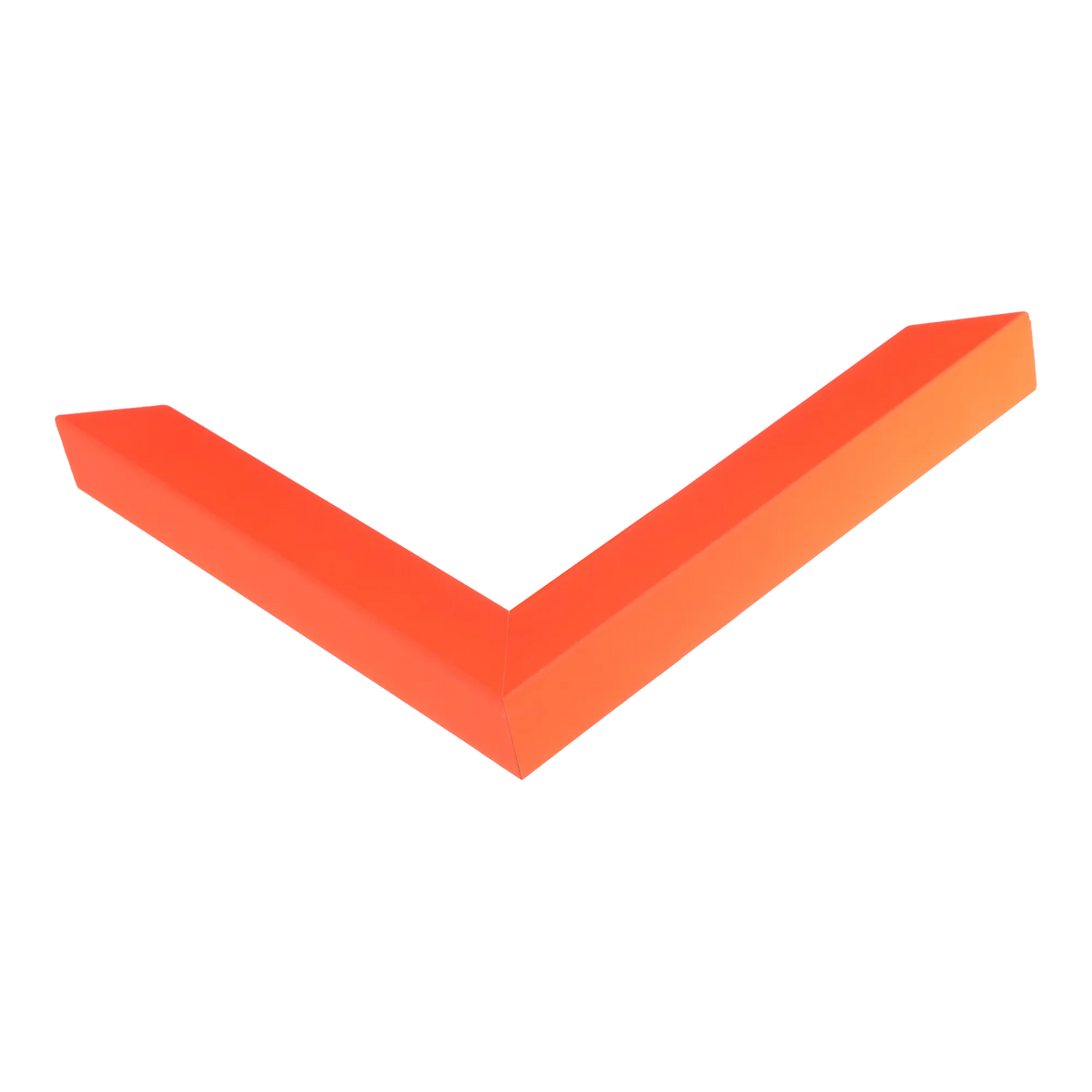 Corner view of Chroma in orange picture frame