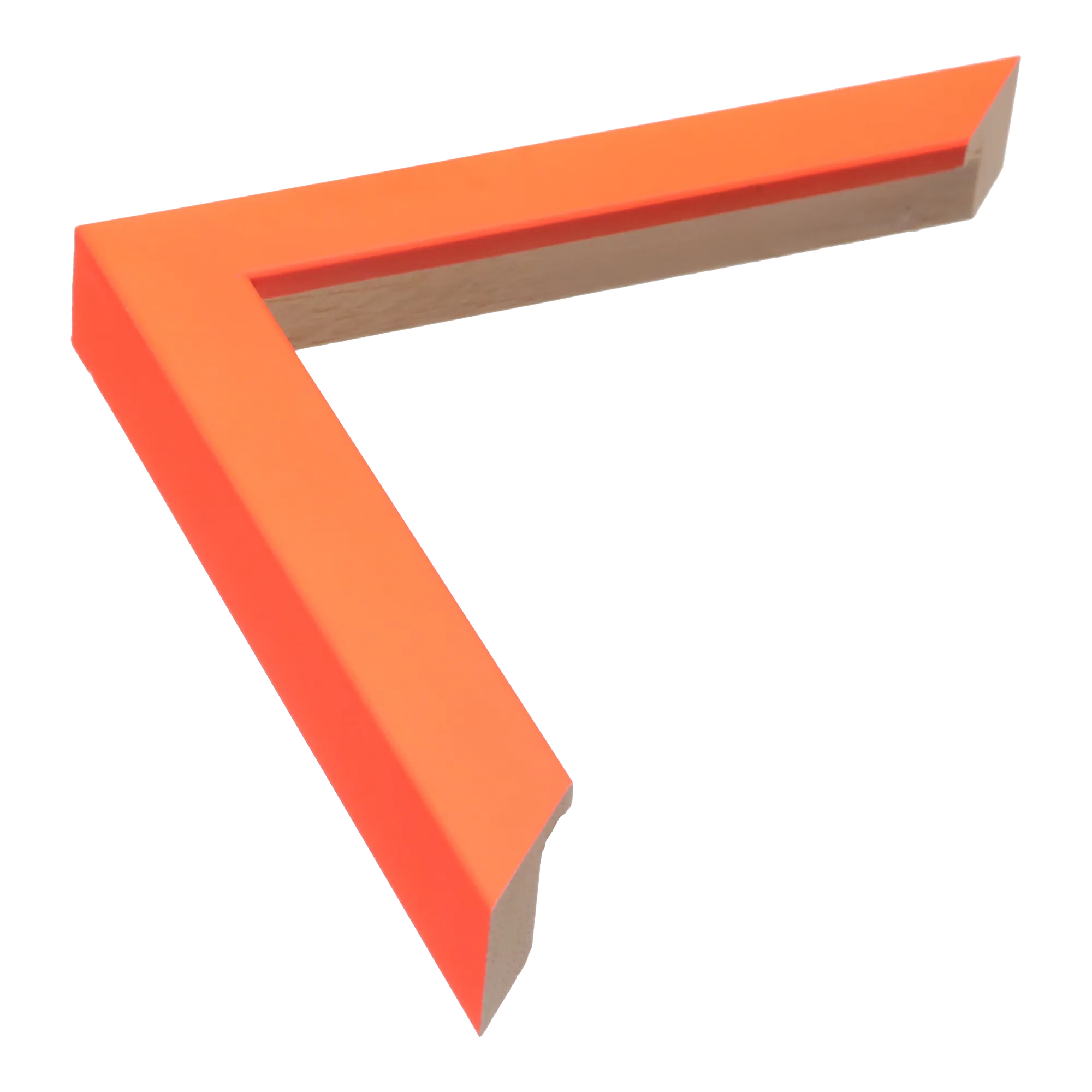 Chroma in orange picture frame