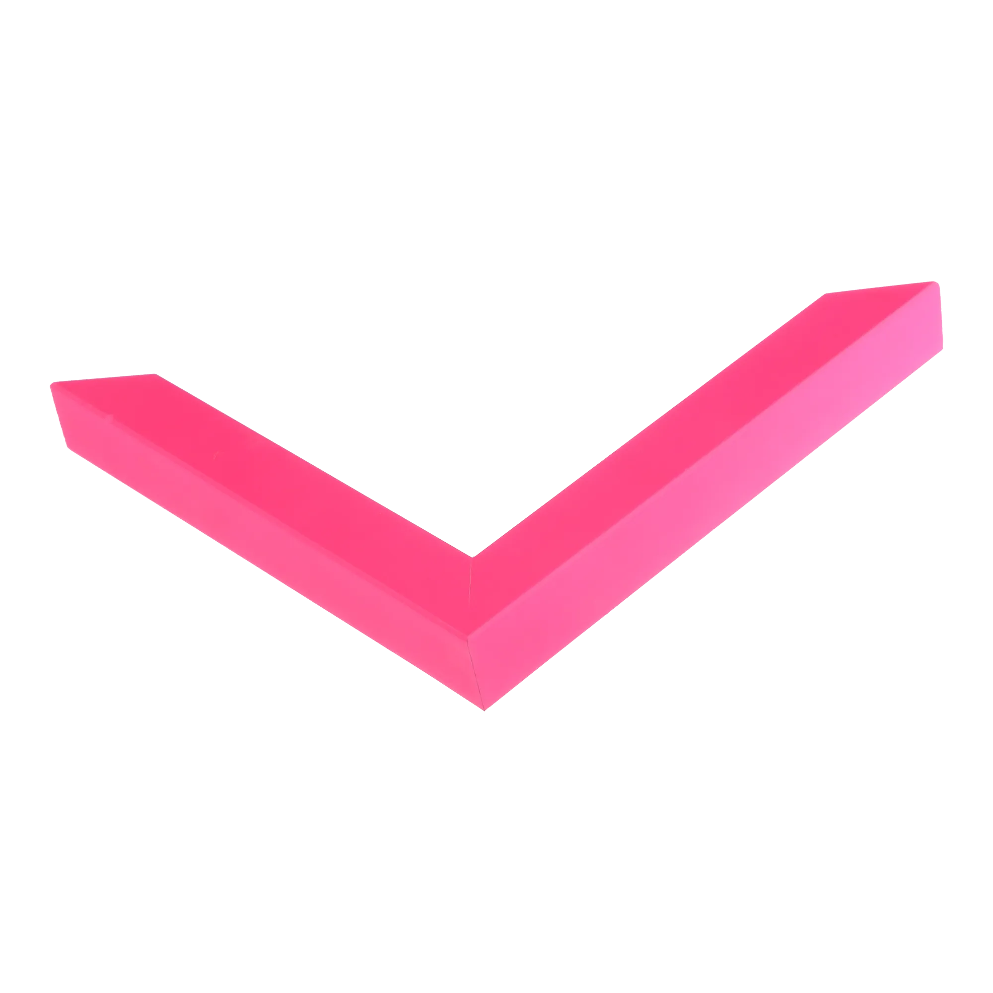 Corner view of Chroma in pink picture frame