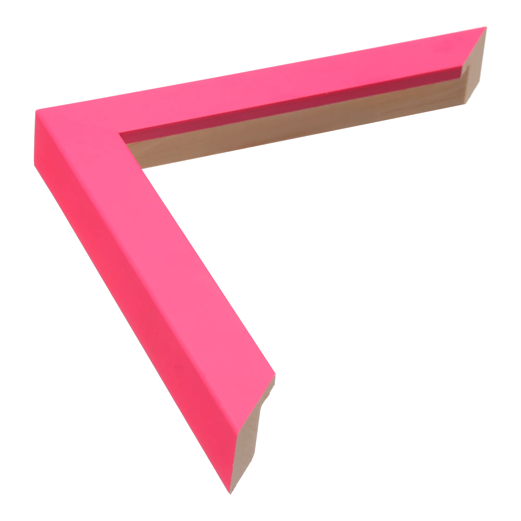 Chroma in pink picture frame