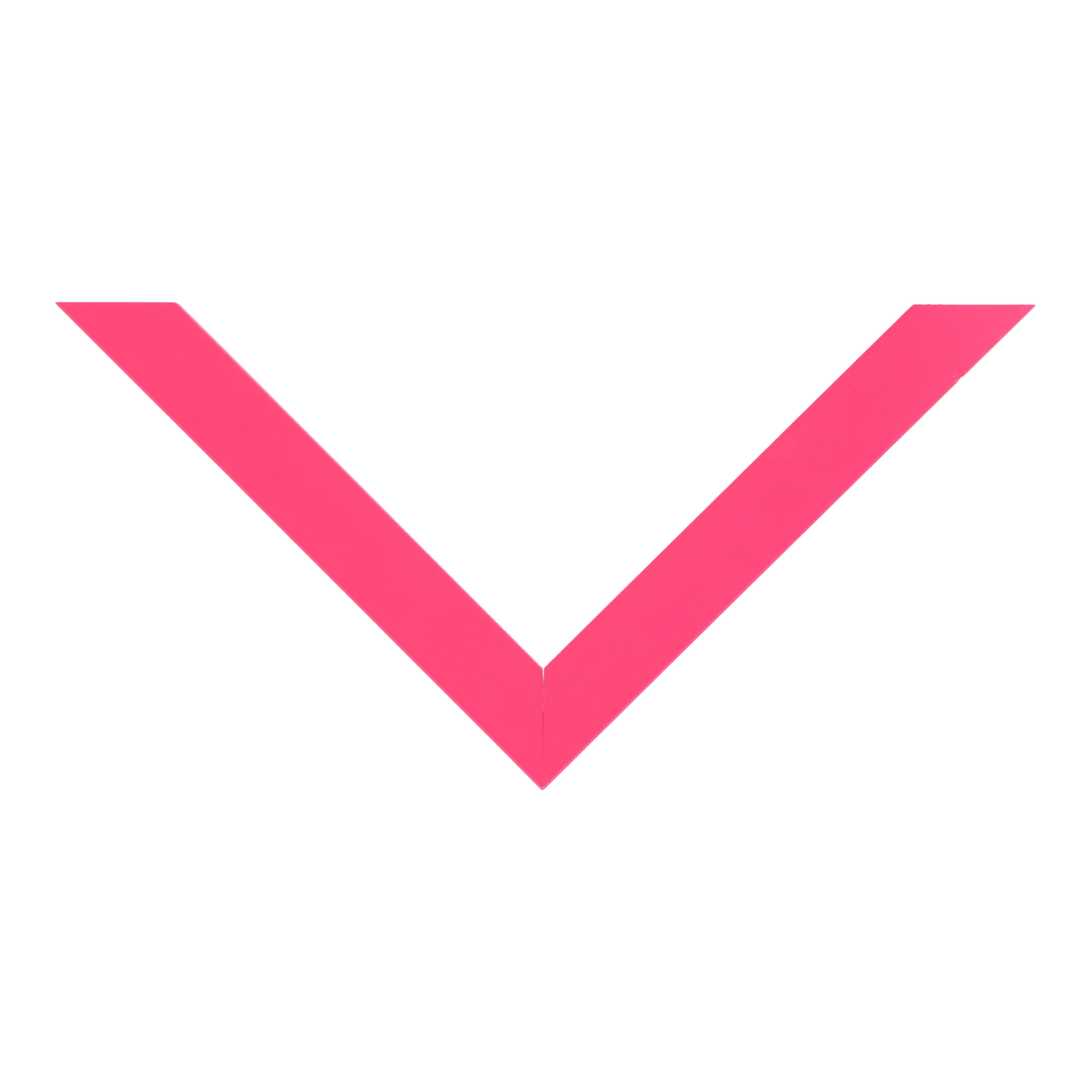 Top view of Chroma picture frame in pink