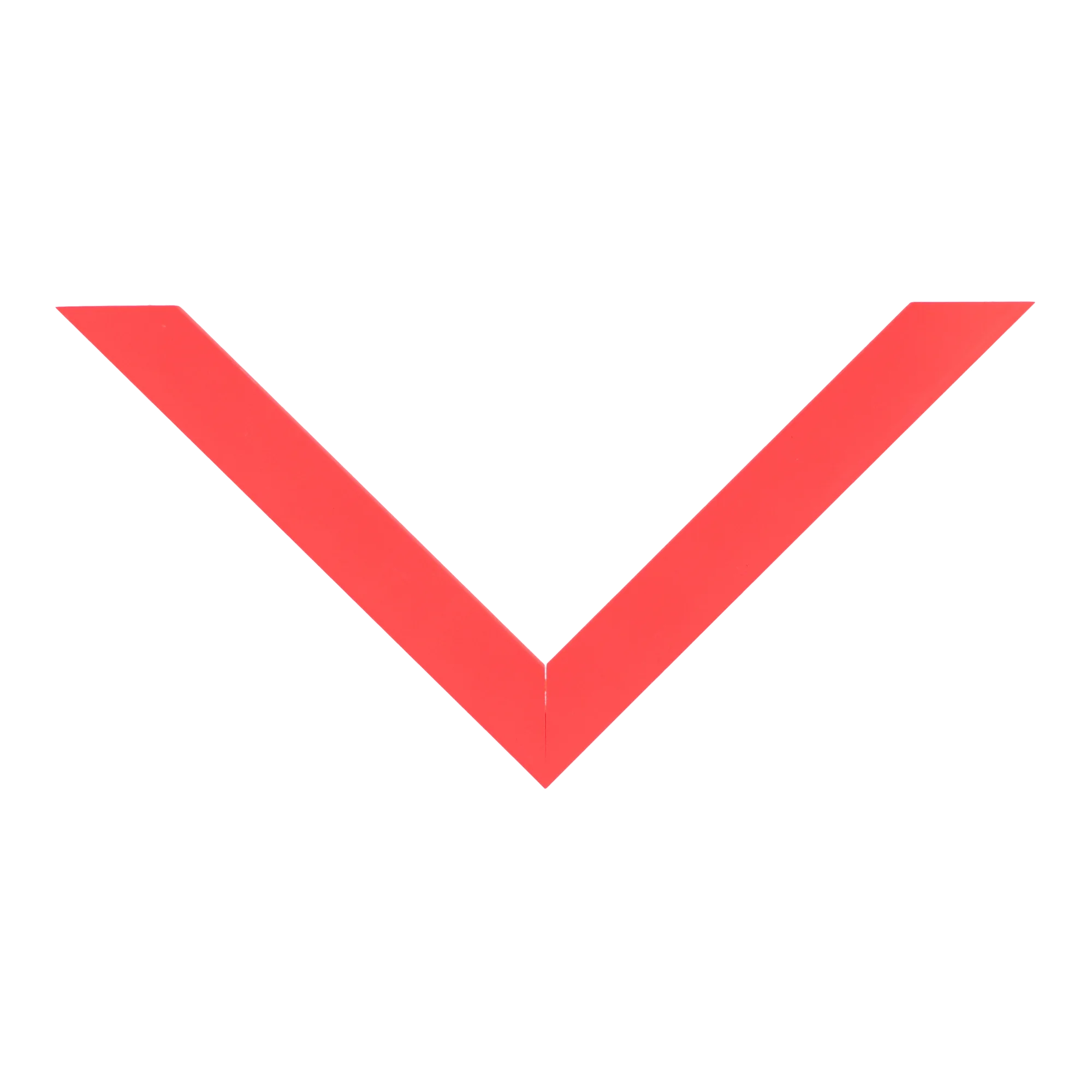 Top view of Chroma picture frame in red