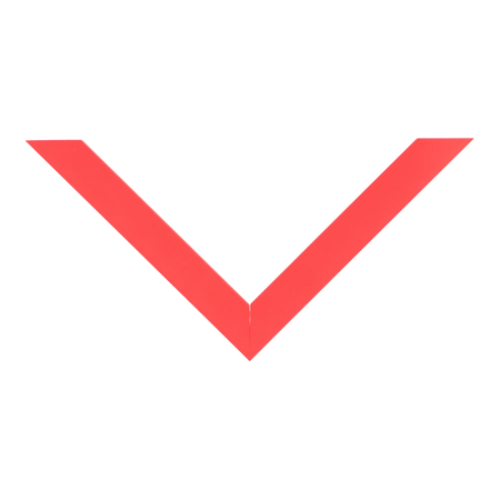 Top view of Chroma picture frame in red