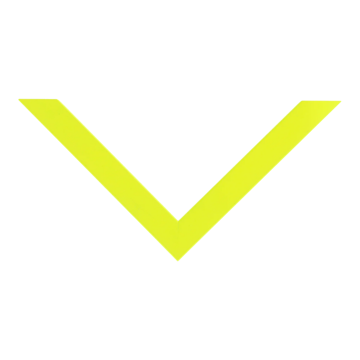 Top view of Chroma picture frame in yellow