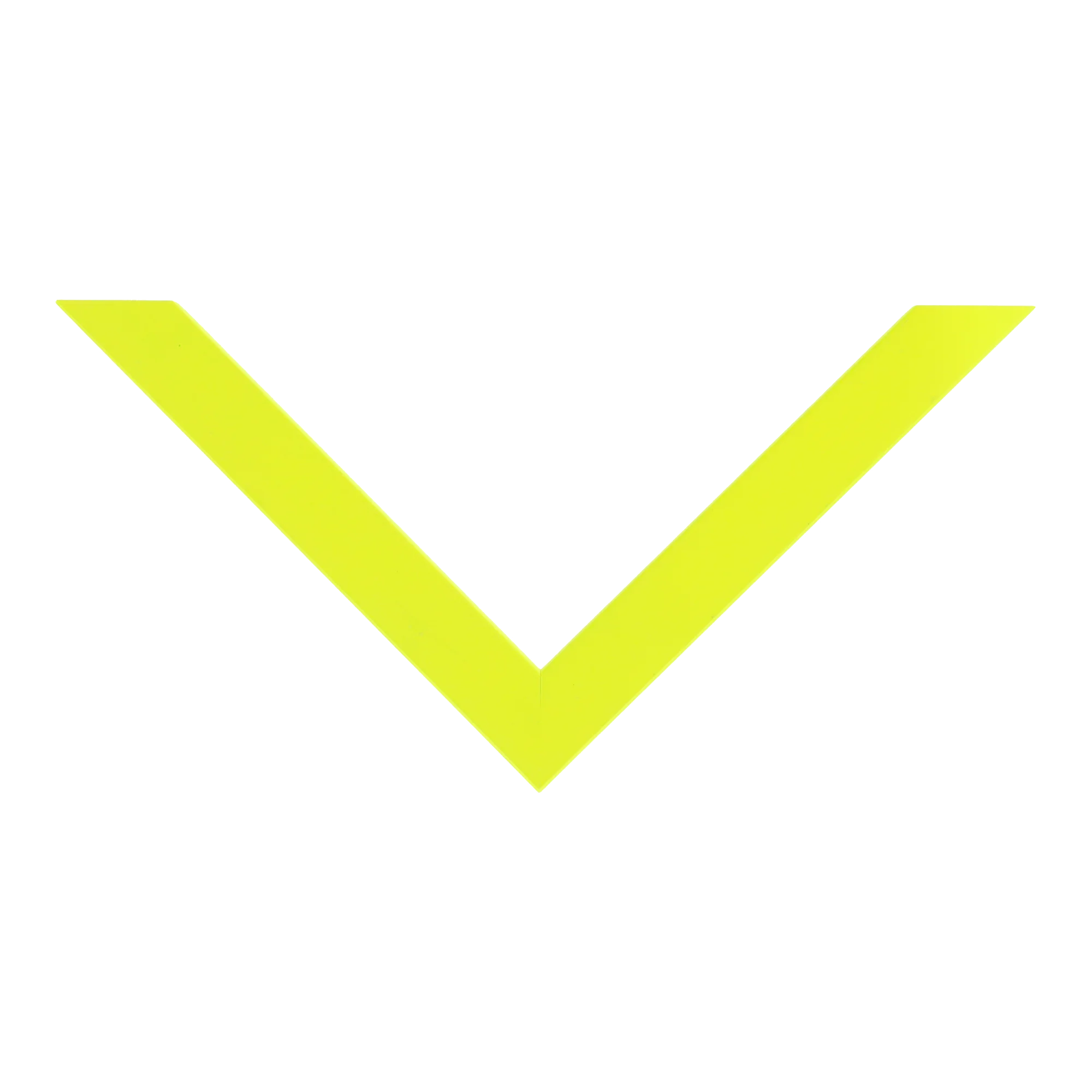 Top view of Chroma picture frame in yellow