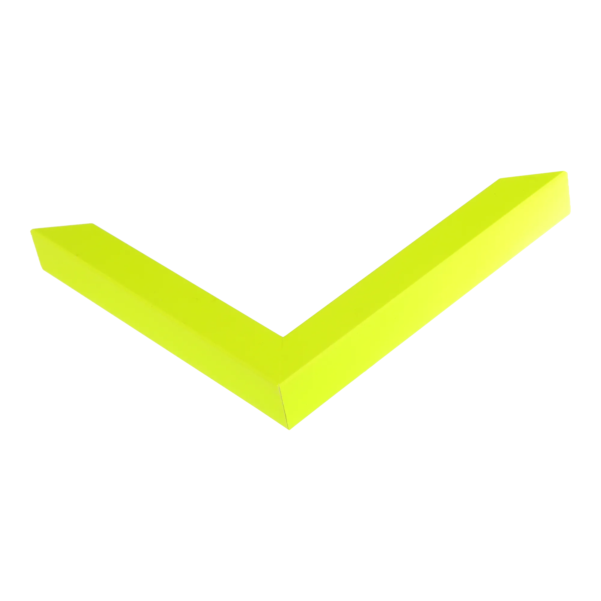 Corner view of Chroma in yellow picture frame