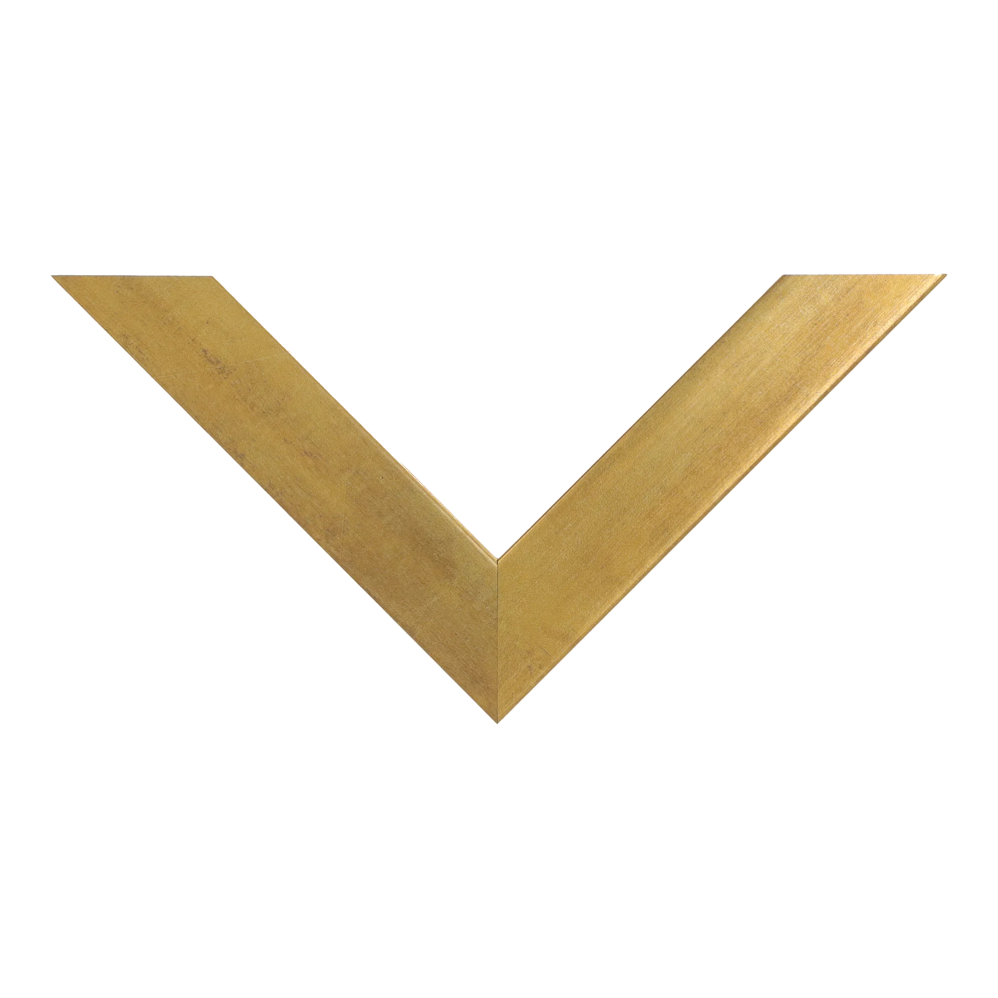 Top view of Classic I picture frame in antique gold