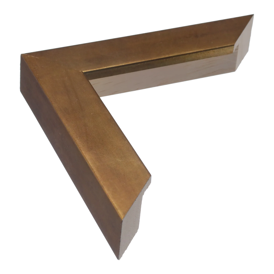 Classic I in antique gold picture frame