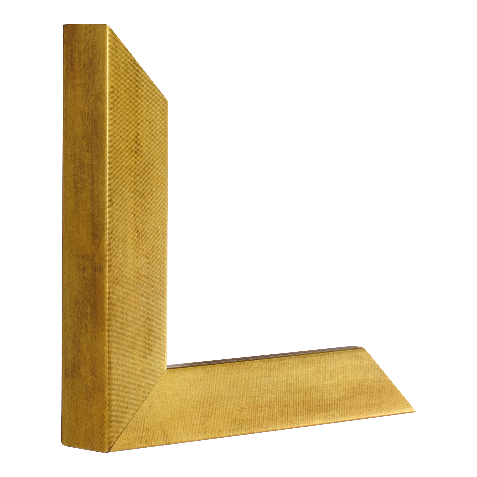 Vertical view of classic i antique gold picture frame