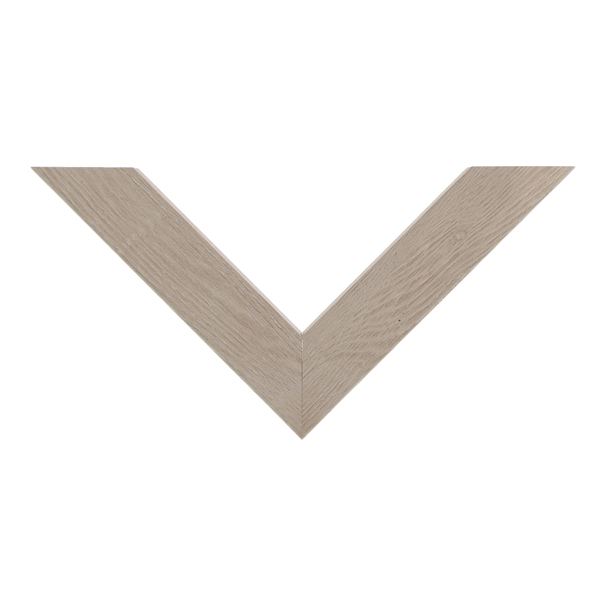 Top view of Classic I picture frame in almond