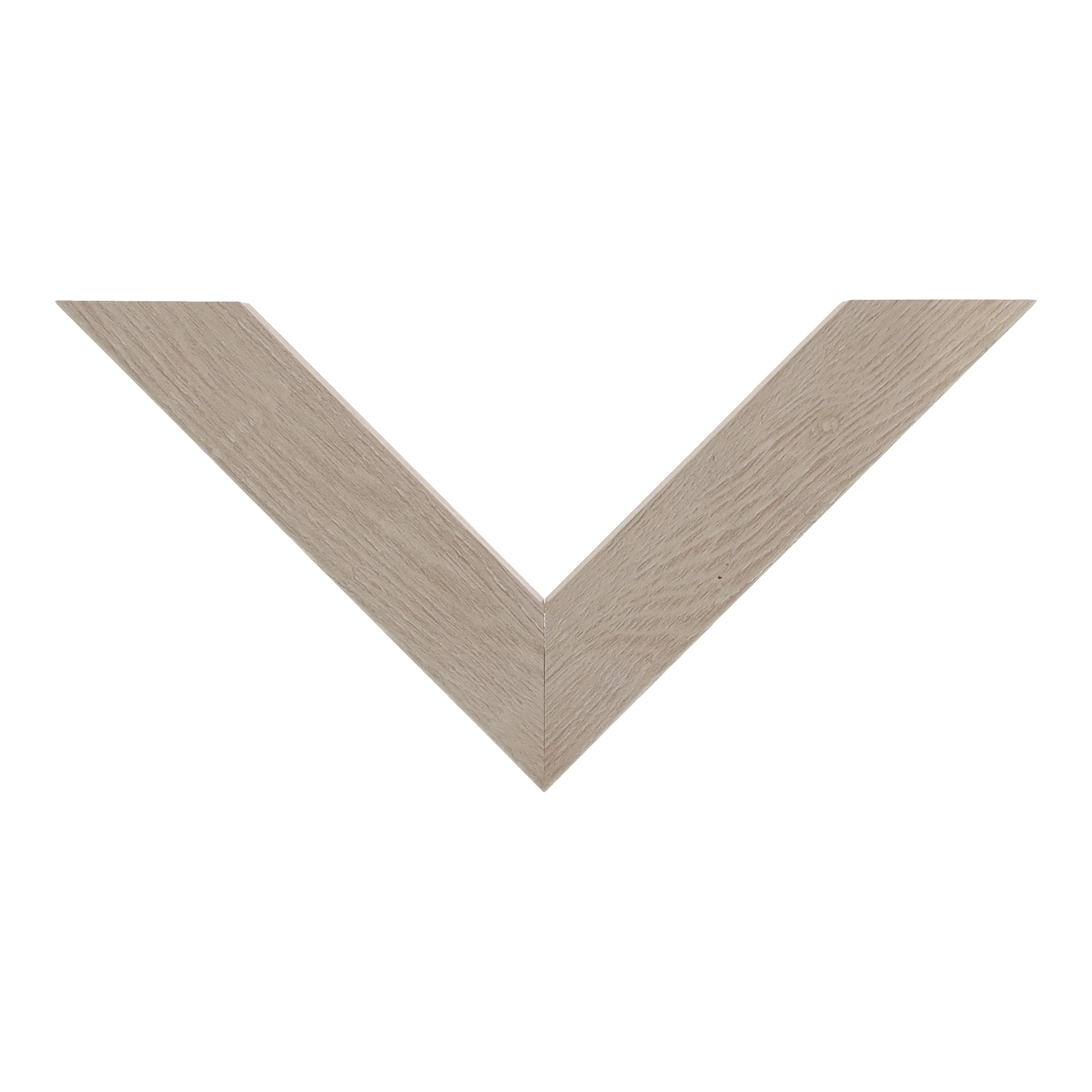 Top view of Classic I picture frame in almond