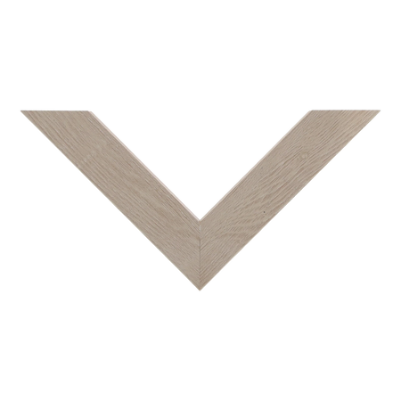 Top view of Classic I picture frame in almond