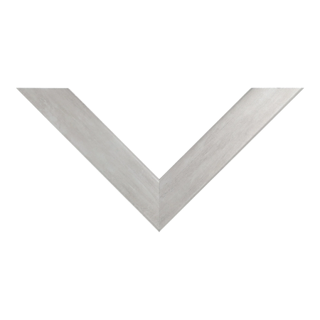 Top view of Classic I picture frame in antique silver