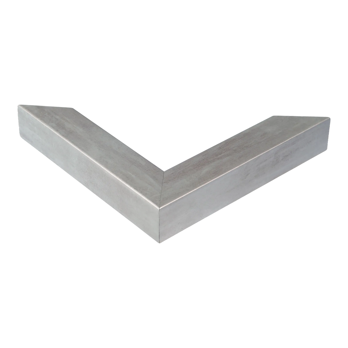 Corner view of Classic I in antique silver picture frame