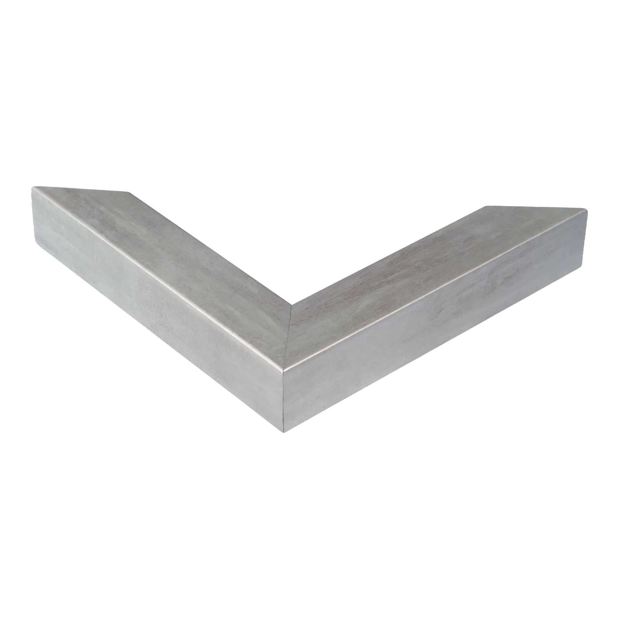 Corner view of Classic I in antique silver picture frame