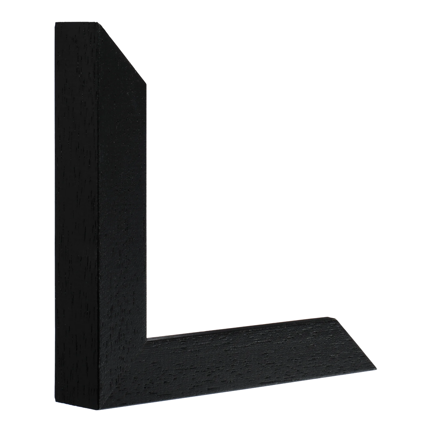 Vertical view of classic i black grain picture frame