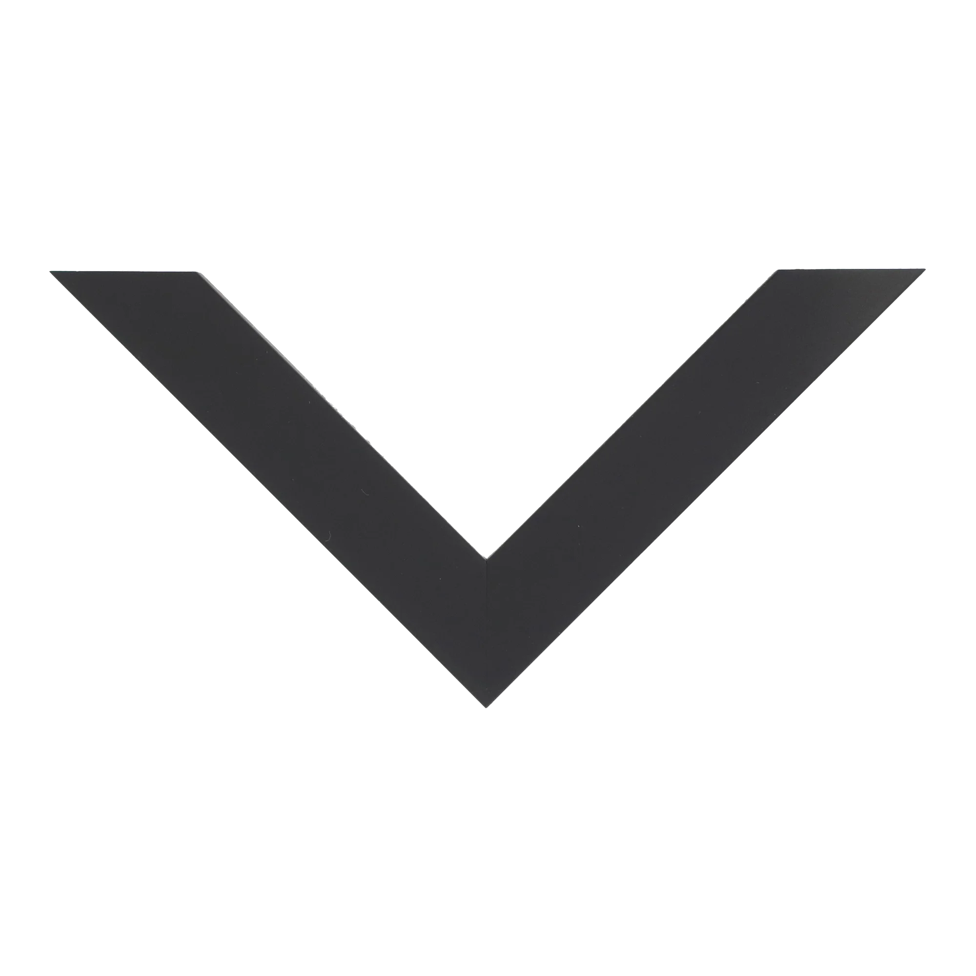 Top view of Classic I picture frame in black