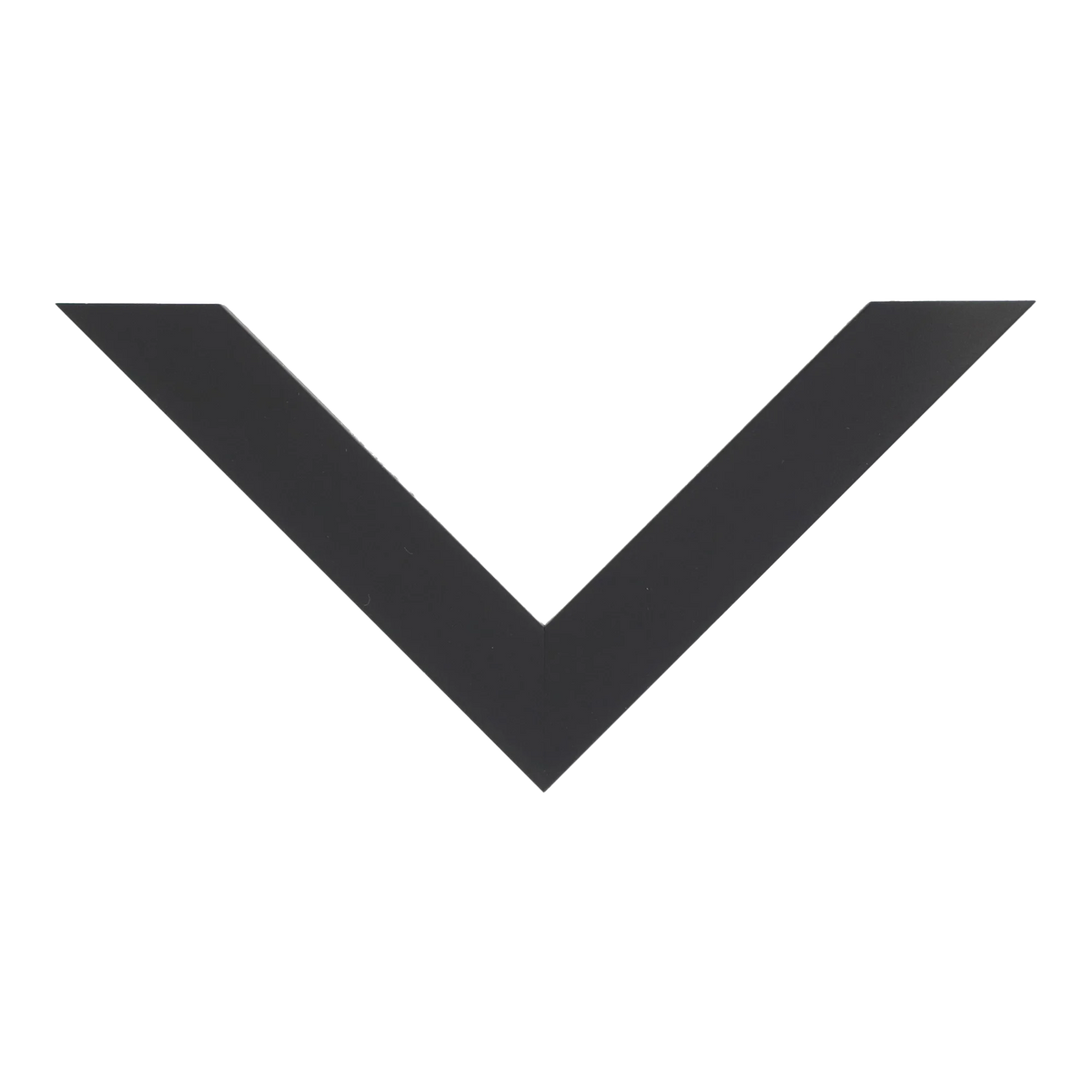 Top view of Classic I picture frame in black