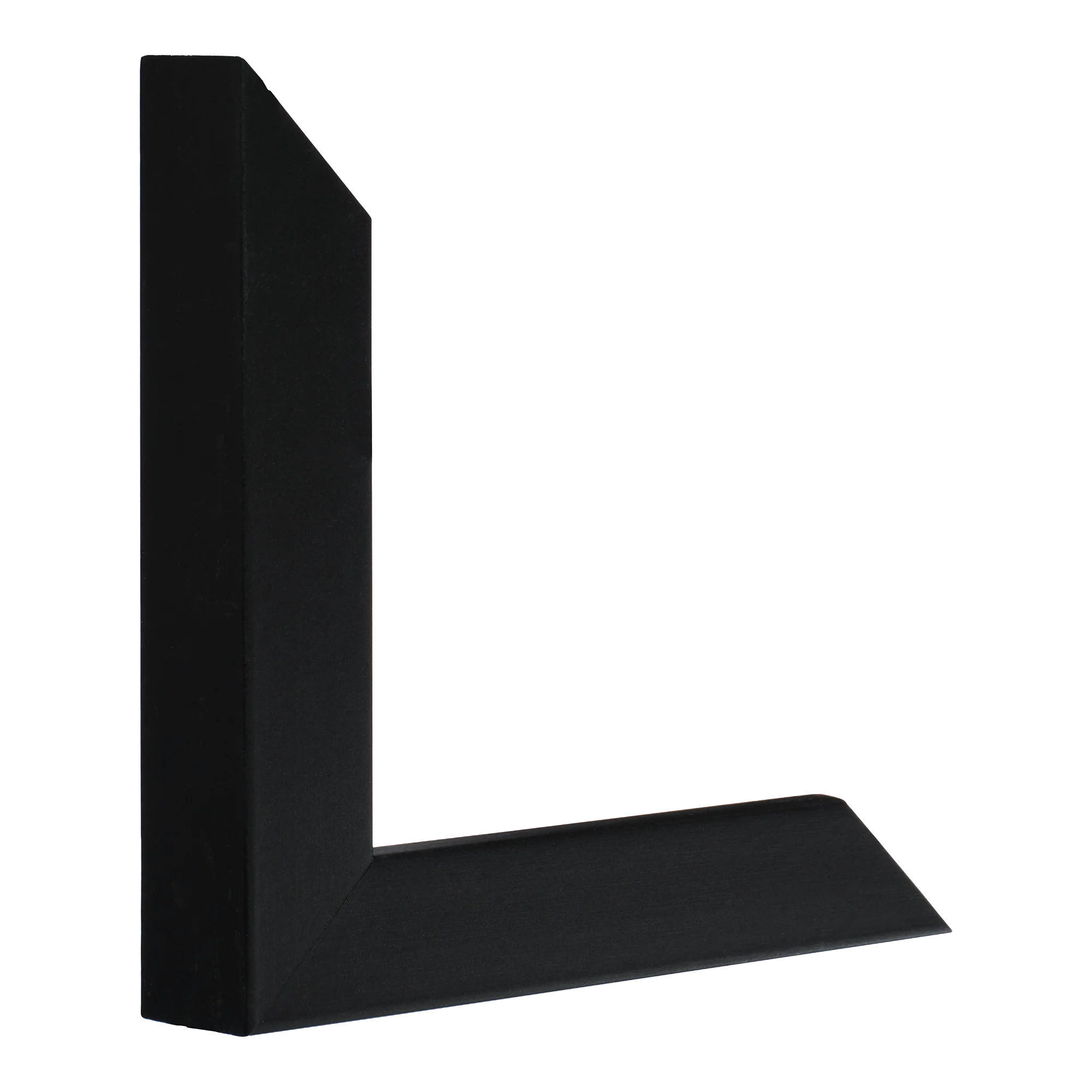 Vertical view of classic i black picture frame
