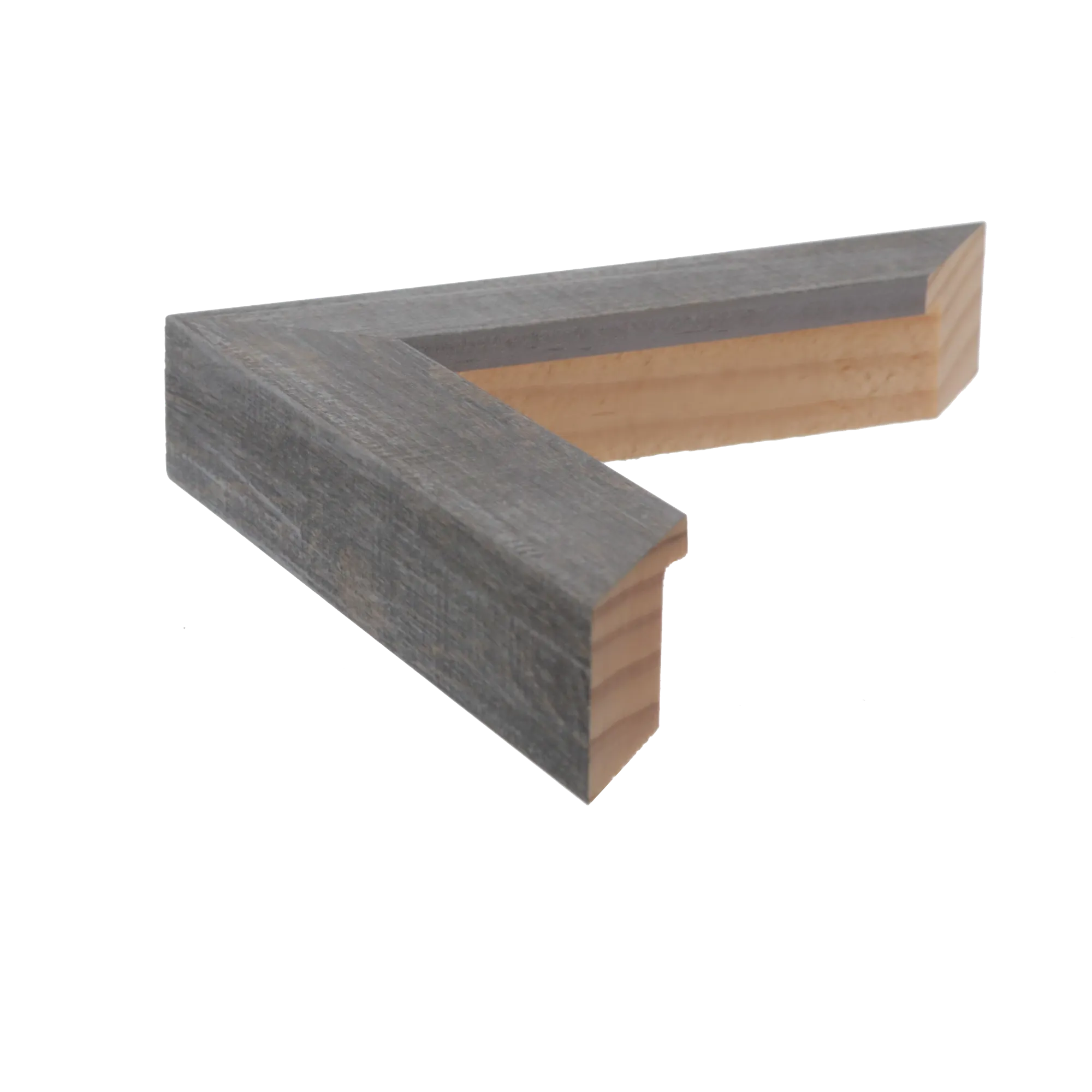 Side view of Classic I picture frame in blue