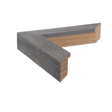 Side view of Classic I picture frame in blue