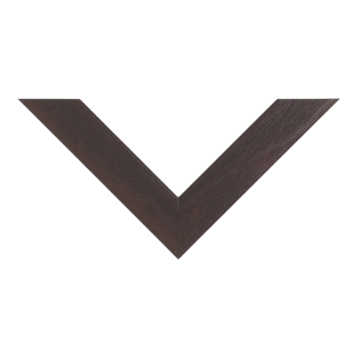 Top view of Classic I picture frame in brown