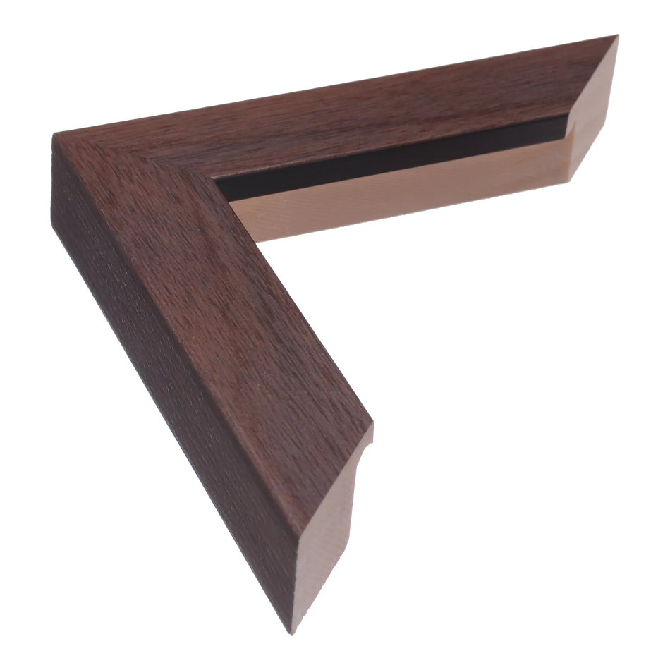 Classic I in brown picture frame