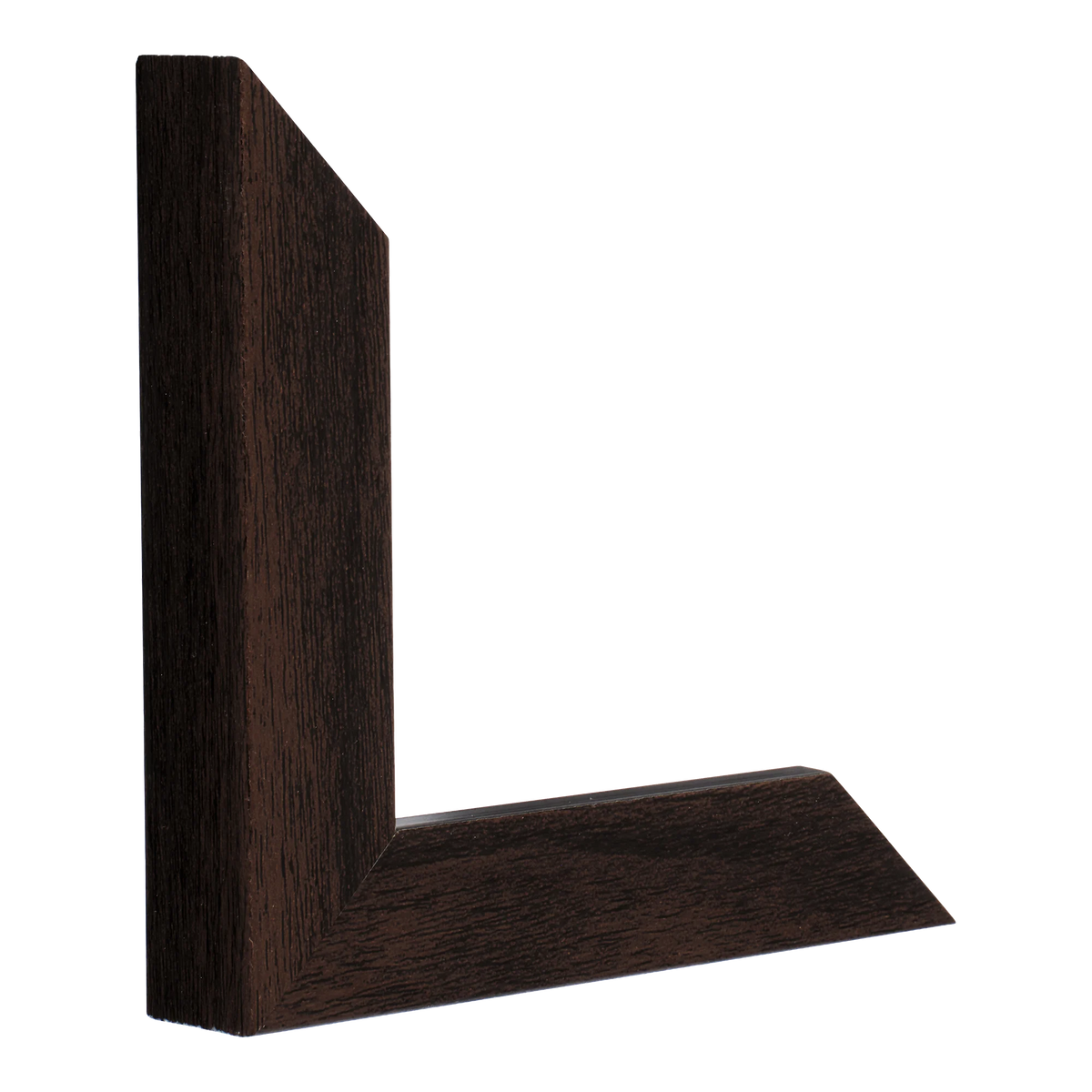 Vertical view of classic i brown picture frame