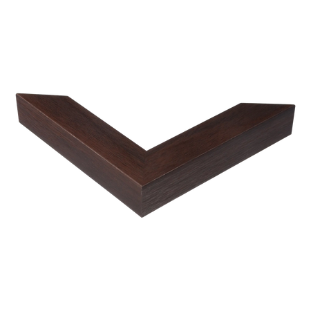 Corner view of Classic I in brown picture frame