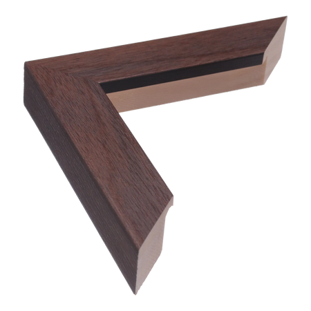 Classic I in brown picture frame