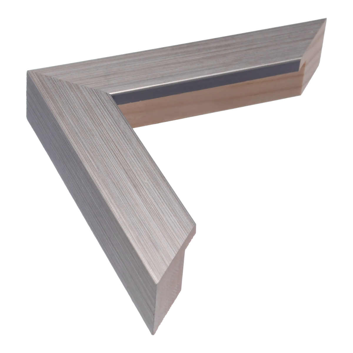 Classic I in brushed silver picture frame