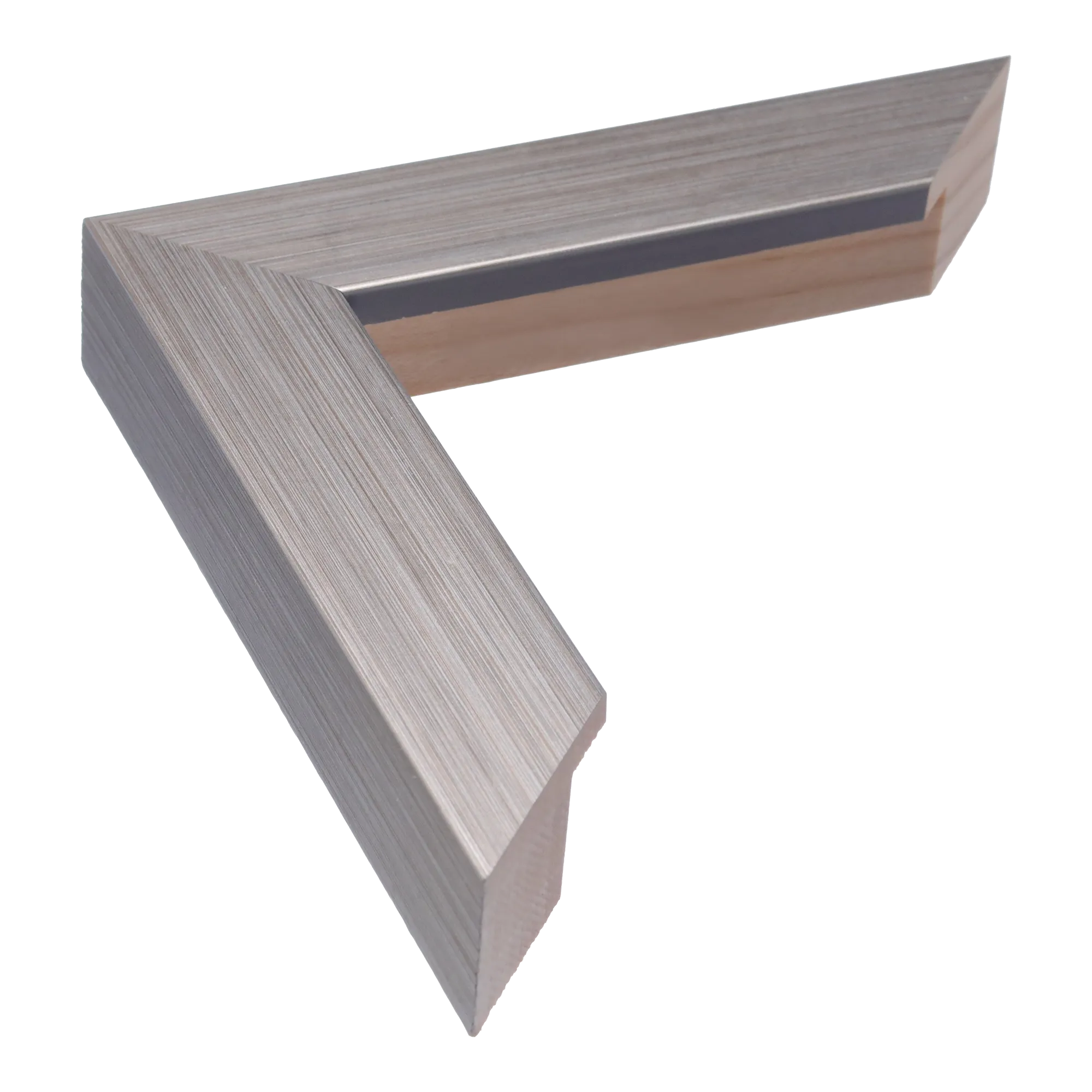 Classic I in brushed silver picture frame