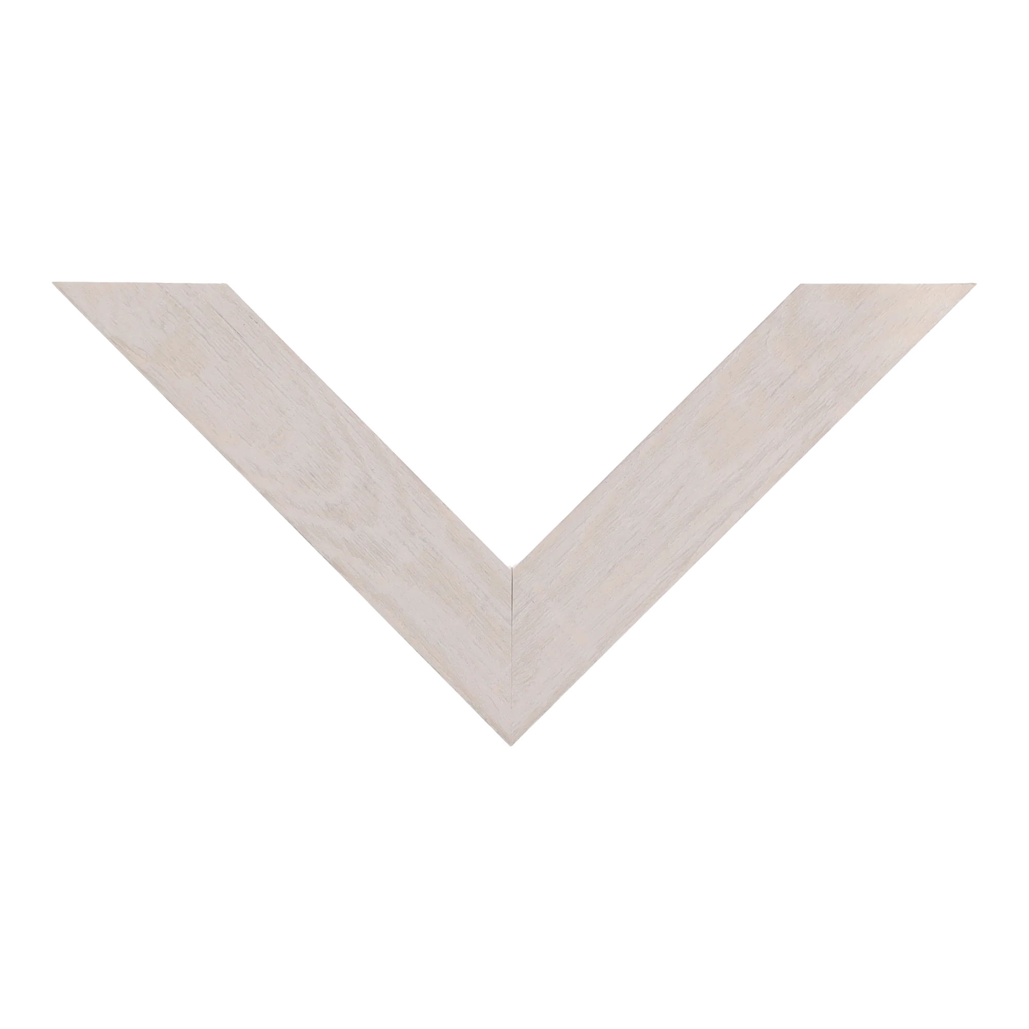 Top view of Classic I picture frame in cream