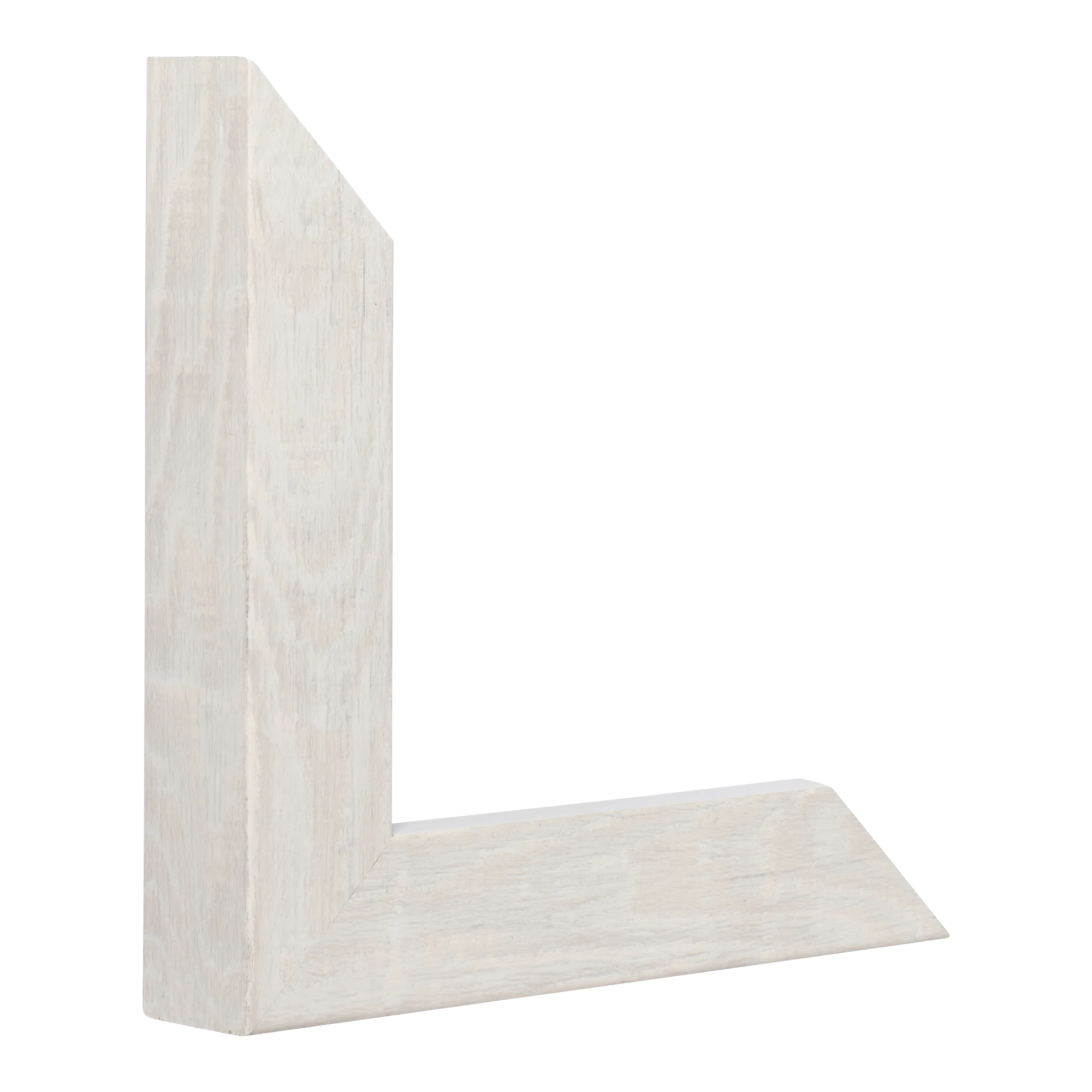 Vertical view of classic i cream picture frame