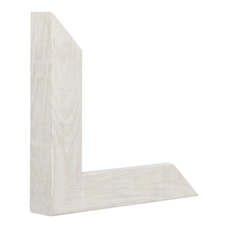 Vertical view of classic i cream picture frame
