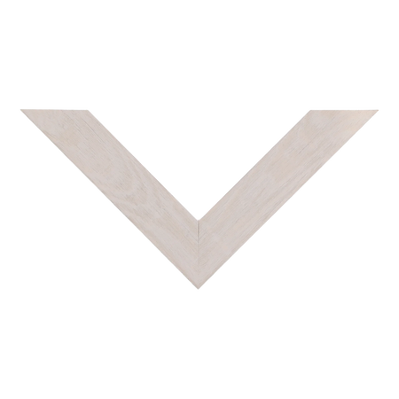 Top view of Classic I picture frame in cream