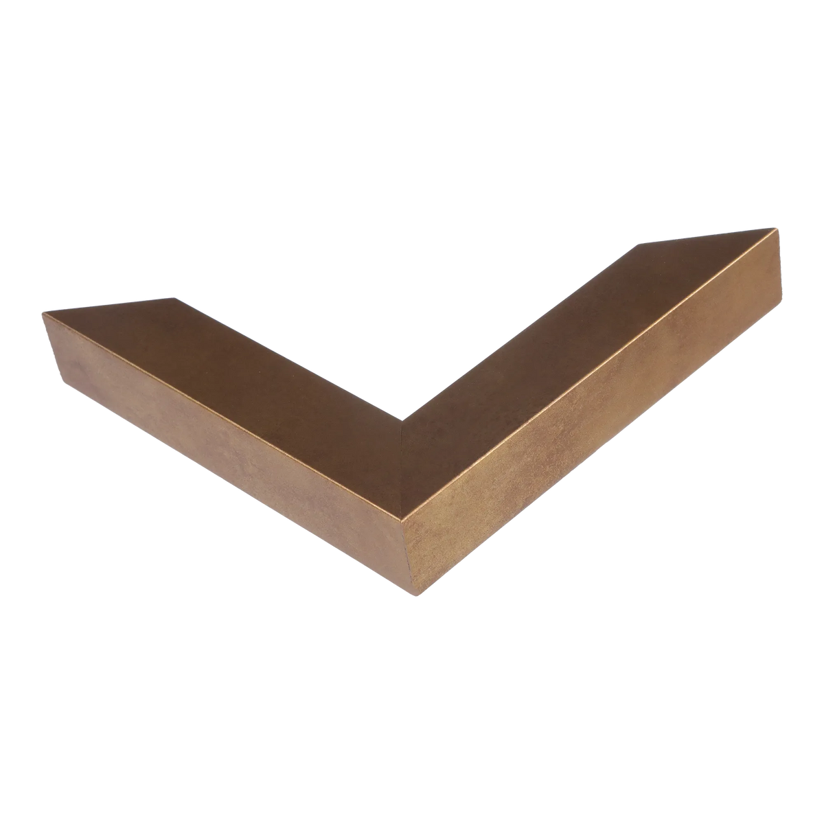 Corner view of Classic I in distressed gold picture frame