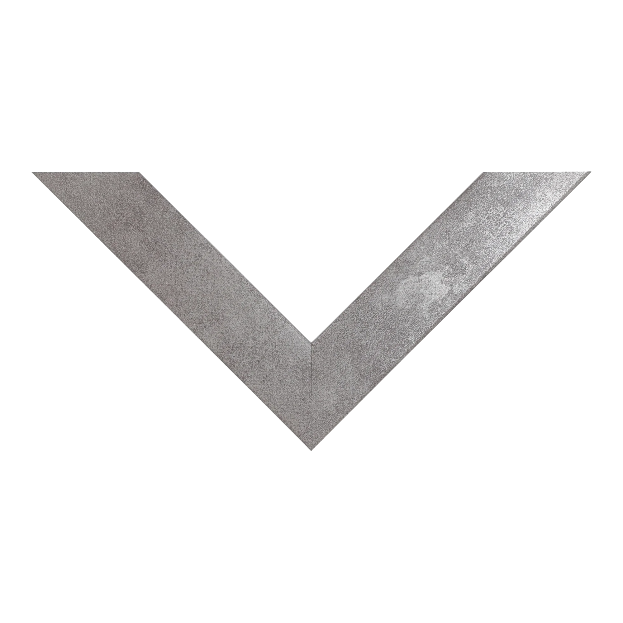 Top view of Classic I picture frame in distressed silver