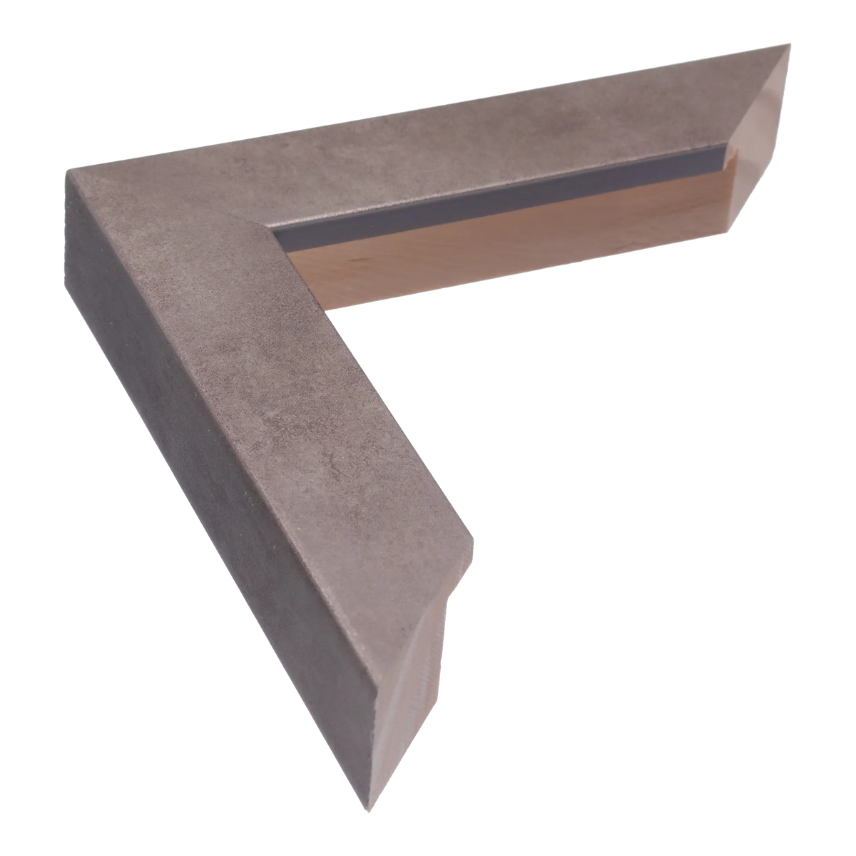 Classic I in distressed silver picture frame