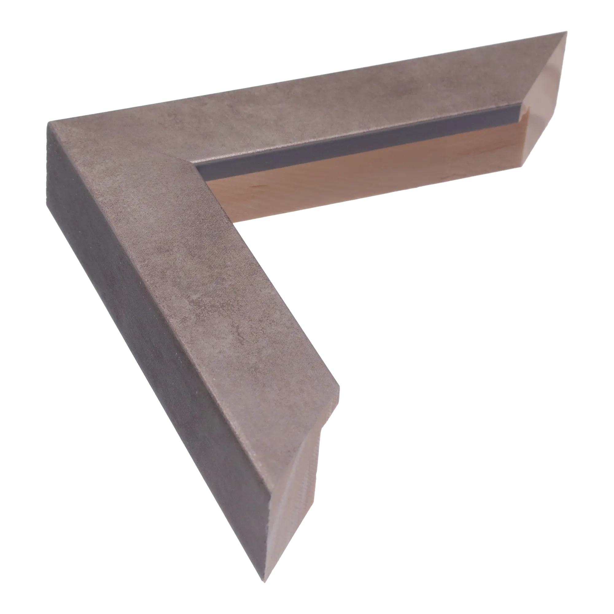 Classic I in distressed silver picture frame